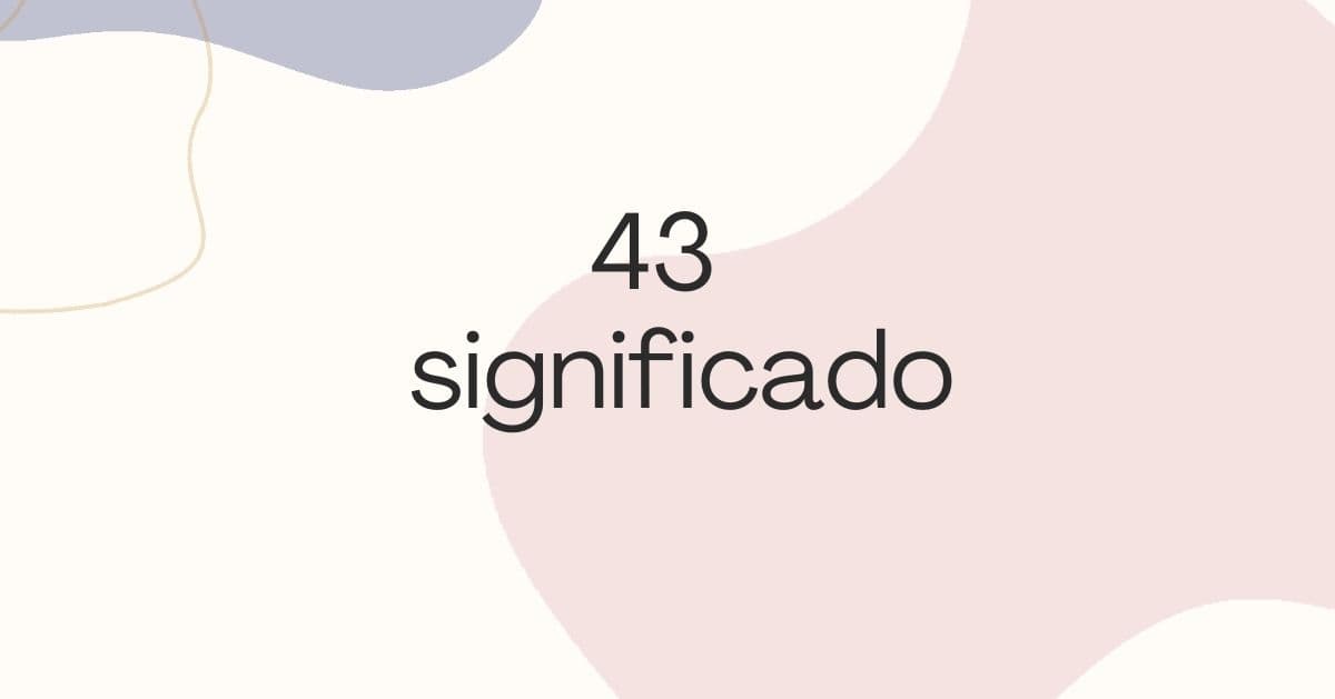 43 significado