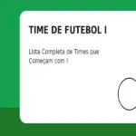 Time de Futebol com I: Lista Completa de Times que Começam com I