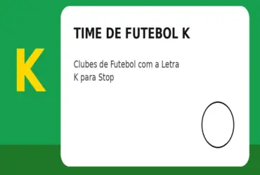 Time de Futebol com K: Clubes de Futebol com a Letra K para Stop