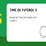 Time de Futebol com S: Nomes de Times de Futebol com a Letra S
