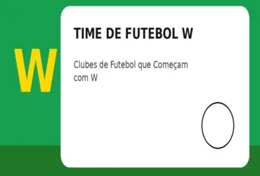Time de Futebol com W: Clubes de Futebol que Começam com W